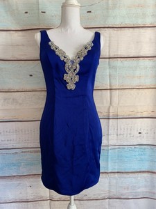 women's royal blue cocktail dresses