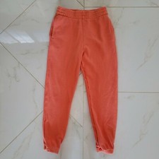 NWT Sundry Orange Neon High waist Pockets Jogger Sweatpants Pants Size 1 S