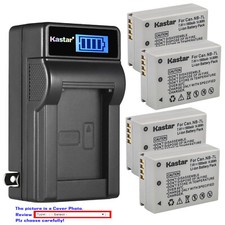 Kastar Battery LCD Wall Charger for Canon NB-7L  Canon PowerShot G10 IS Camera