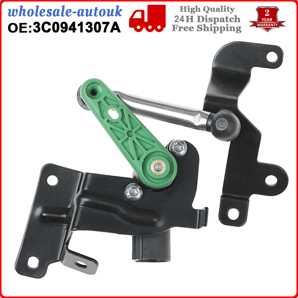 Rear Left Headlight Level Sensor For Audi Q3 VW Eos Golf Passat B6 B7 ...