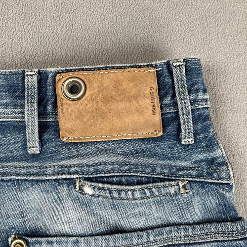 G Star Raw Men's Jeans Size 30-32 3301 KBWG 100 Jack Pant Denim Button Fly - Picture 20 of 22