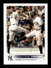 2022 Baseball 2022 Topps Fenway Park Fireworks New York Yankees #399 1