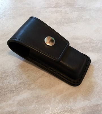Echt Leder Holster passend für ein Leatherman New Wave. Schwarz! 2004 - 2017
