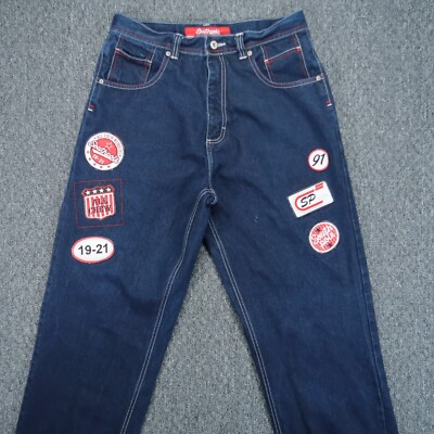 SOUTHPOLE ジーパン Southpole jeans, shiny gray silver vintage baggy, 90s hip hop