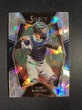 2022 Panini Select Gary Sanchez /25 Cracked Ice Yankees