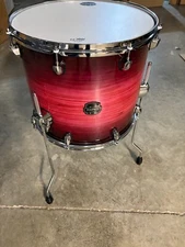 mapex armory 16 diameter x 14 deep floor tom tanzanite burst