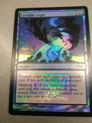 CIRCULAR LOGIC *FOIL* DCI PROMO x 1 ENG MTG FNM EX