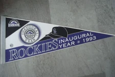 1993 Colorado Rockies Inaugural Pennant Pin Pack MLB Wincraft NOS Nice!