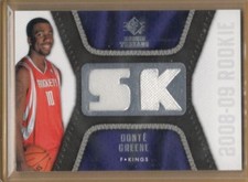 2008-09 SP Rookie Threads Rookie Threads #RTGR Donte Greene 