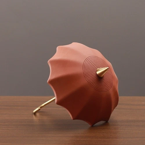 Creative Filter Net Porcelain Umbrella Design Ceramic Strainer To Filter Tea New - Picture 12 of 20