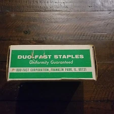 Partial Box Duo-Fast 5010C - 5/16-Inch x 20 Gauge Chisel Staples