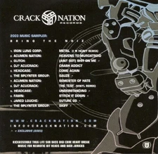 CrackNation Records - 2003 Music Sampler: Bring The Noiz DJ? Acucrack Headcase +