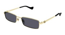 Gucci Sunglasses GG1600S 001 56mm Gold / Grey Lens
