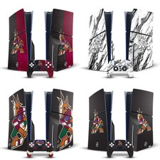 NHL ARIZONA COYOTES VINYL SKIN DECAL FOR SONY PS5 SLIM DISC CONSOLE  CONTROLLER