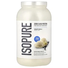 Zero Carb Protein Powder, Creamy Vanilla, 3 lb (1.36 kg)