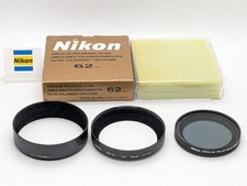  MINT Nikon HN-26 Screw-In Lens Hood  62mm PL Filter as a Bonus from Japan