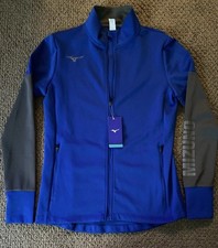 Mizuno Women's Alpha Quest Full Zip Jacket - Medium - Royal Shade- New