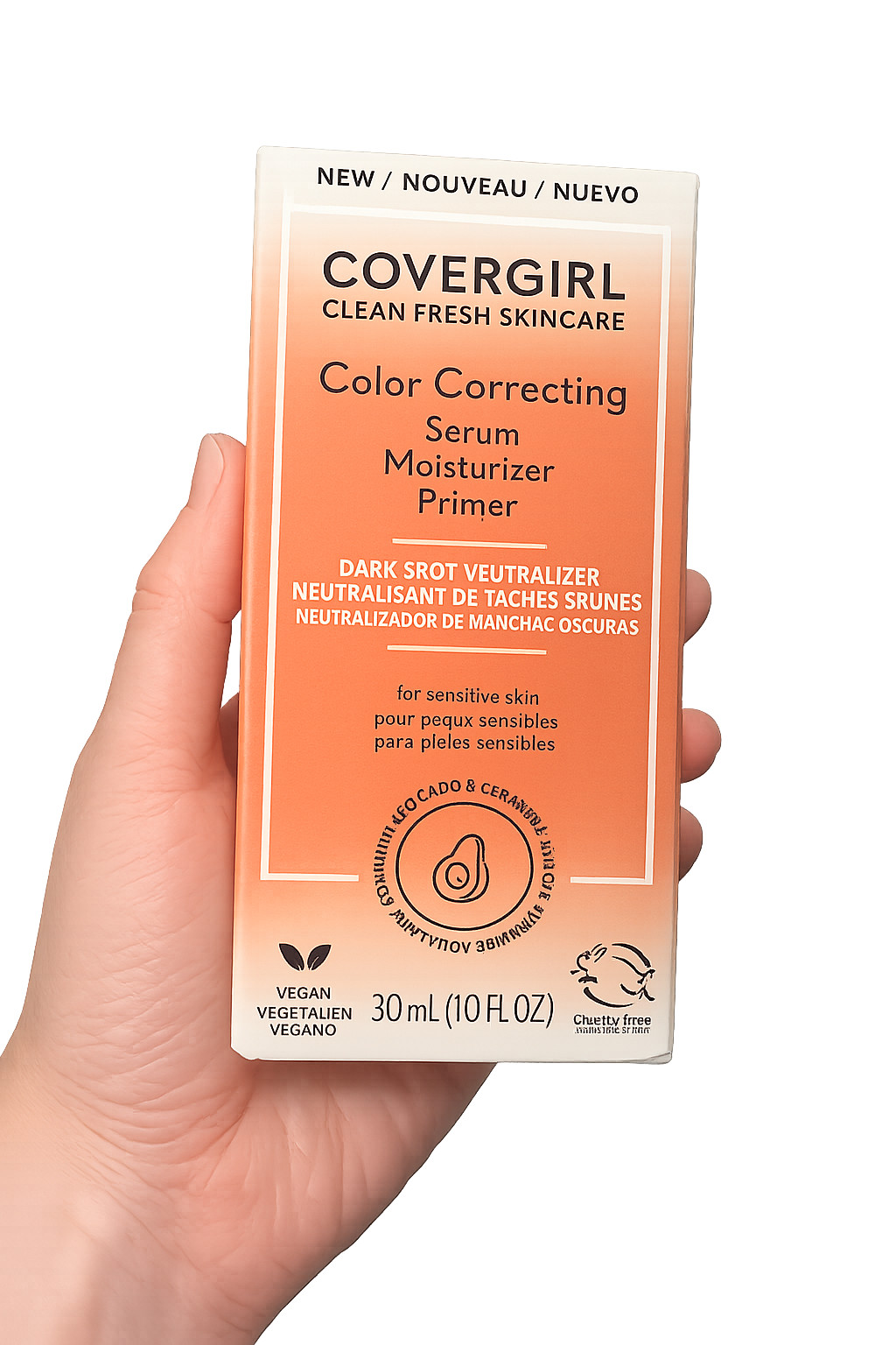 ✨ COVERGIRL Clean Fresh Skincare Color Correcting Serum Moisturizer Primer –
