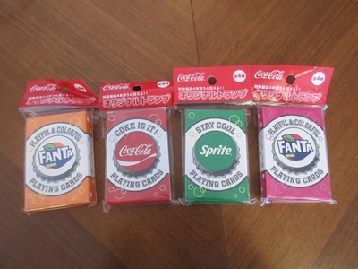 Coca-Cola Kartenspiel Set aus Japan Fanta Sprite playing cards
