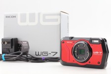 Near MINT RICOH WG-7 Waterproof Digital Camera Red R05020 From JAPAN