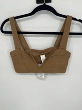 NWT L*Space Lee Lee Small Tan Bikini Top