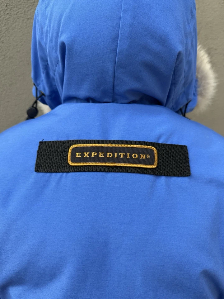 Auténtico. Parka Canada Goose Expedition Heritage con capucha de piel-W-XS- venta al por menor $2,000   Foto 2 de 4