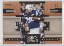 2008 Donruss Classics Classic Singles Silver 99/250 John Mackey #CS-6 HOF fm0