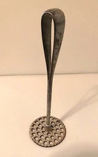 Antique Vintage Potato MASHER Food Press, Heavy Duty Solid Metal, 10.25" x 3.25"