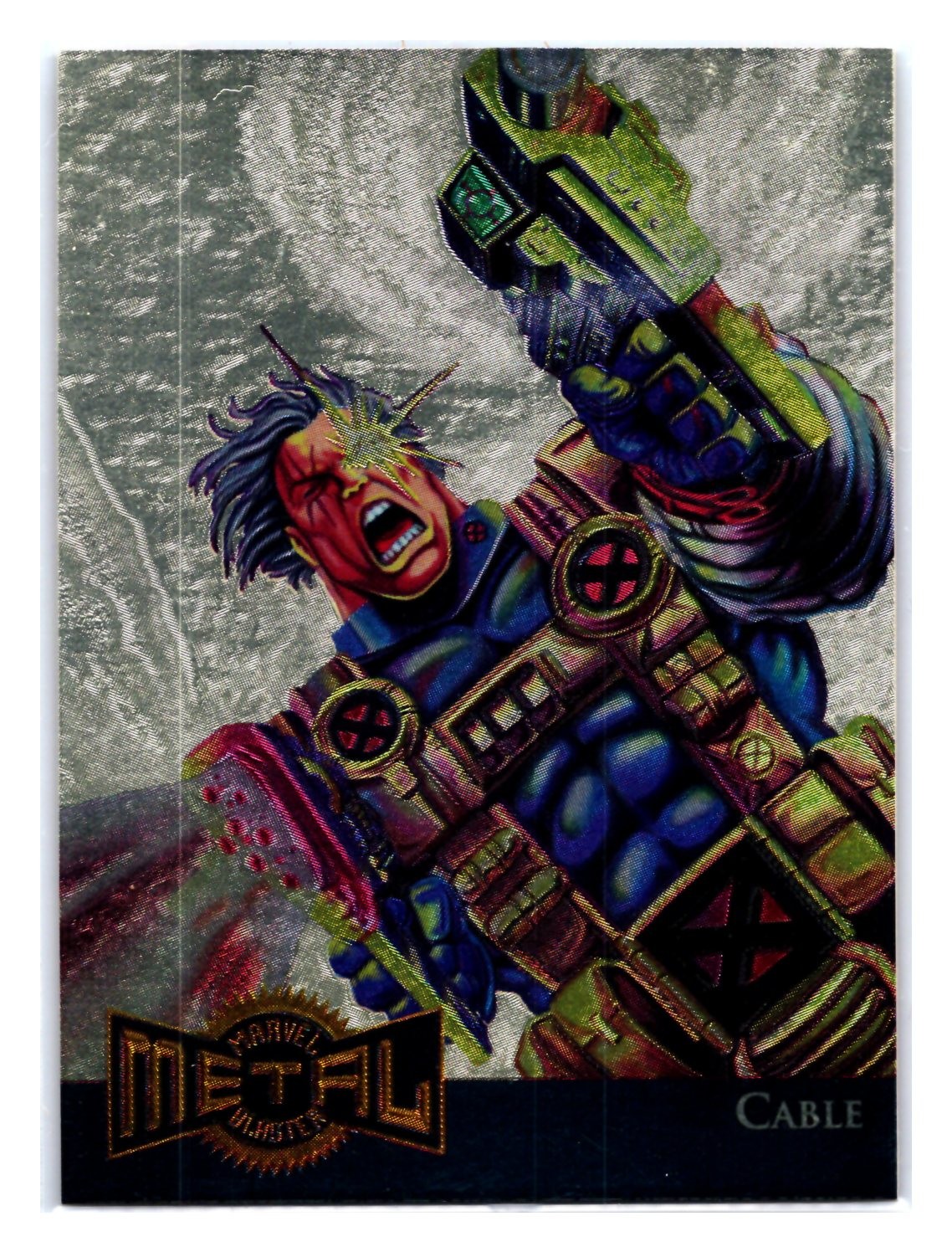 Cable 1995 Metal Marvel Gold Blasters #1