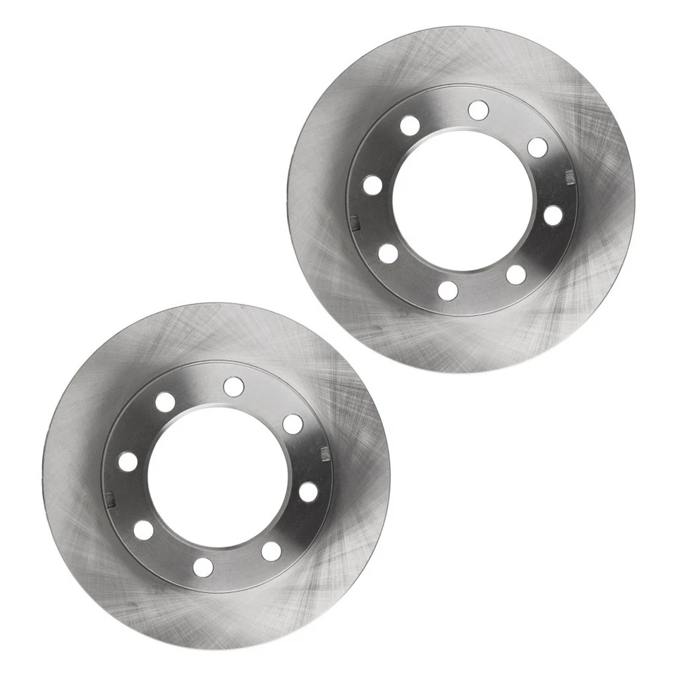 For GMC V3500 1990 1991 Brake Discs | Front | 2-Wheel Set | Cast Iron | Natural Foto 2 de 4