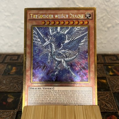 Yu-Gi-Oh! TIEFÄUGIGER WEIßER DRACHE MVP1-DEG05 GOLD ULTRA RARE 1. AUFLAGE NM