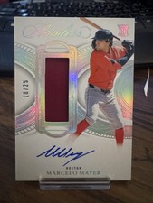 2025 PANINI FLAWLESS MARCELO MAYER PROMINENT SWATCH AUTO /25 RED SOX  AUTOGRAPH