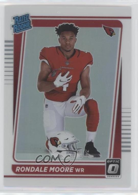 2021 Panini Donruss Optic Rated Rookie Holo Prizm Variation Rondale Moore 2l4