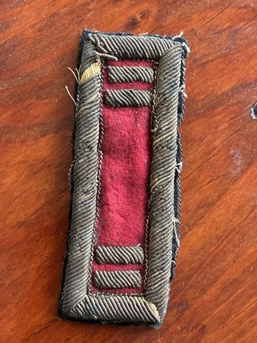 Civil War Artillery Identified Captain Shoulder Strap Or Board (one)
