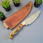Hunting Skinner Knives | Damascus Steel | Premium Pakka Wood Handle | D135a — photo 2