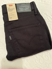 Black Levi's 721 High-Rise Ankle Jeans Women's Size 26 Front Zippers NWT