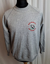 Manx Grand Prix Supports Club Sweater Jumper Jersey Grey Medium #2 B1