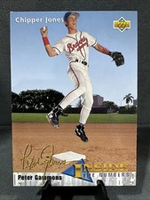 Chipper Jones  1993 Upper Deck Peter Gammons Inside the Numbers #459 Braves Card