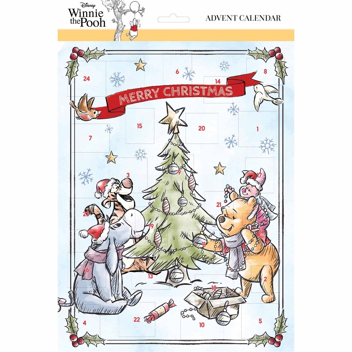Disney, Winnie The Pooh Traditional Advent Calendar, Gift