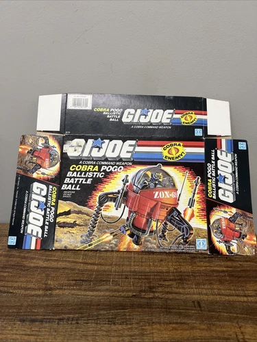 GI Joe 1987 Cobra Pogo Ballistic Battle BALL BOX ONLY