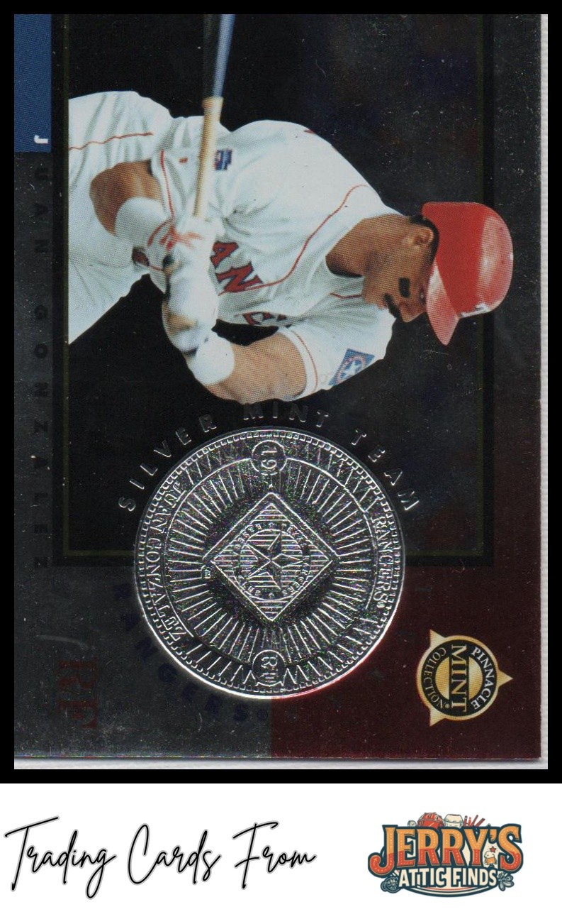 1997 Pinnacle Mint Collection #6 Juan Gonzalez Silver