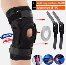 Hinged Knee Brace Support for Arthritis Injury Recovery With Side Stabilizers UK