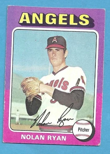 1975 Topps #500 Nolan Ryan EX but light mark on back