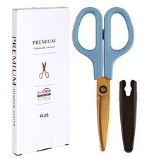 Plus Fit Cut Curve Scissors Blue 35-722