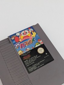 Very Good! Genuine Authentic Nintendo NES Game Puzznic PAL AUS Tested