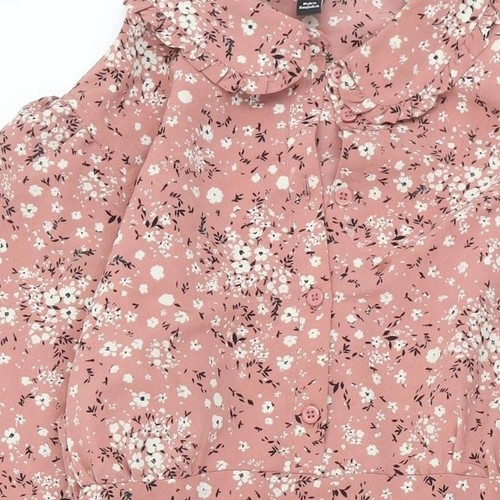 New Look Women’s Pink Floral Maternity Shirt Dress - Picture 10 of 12