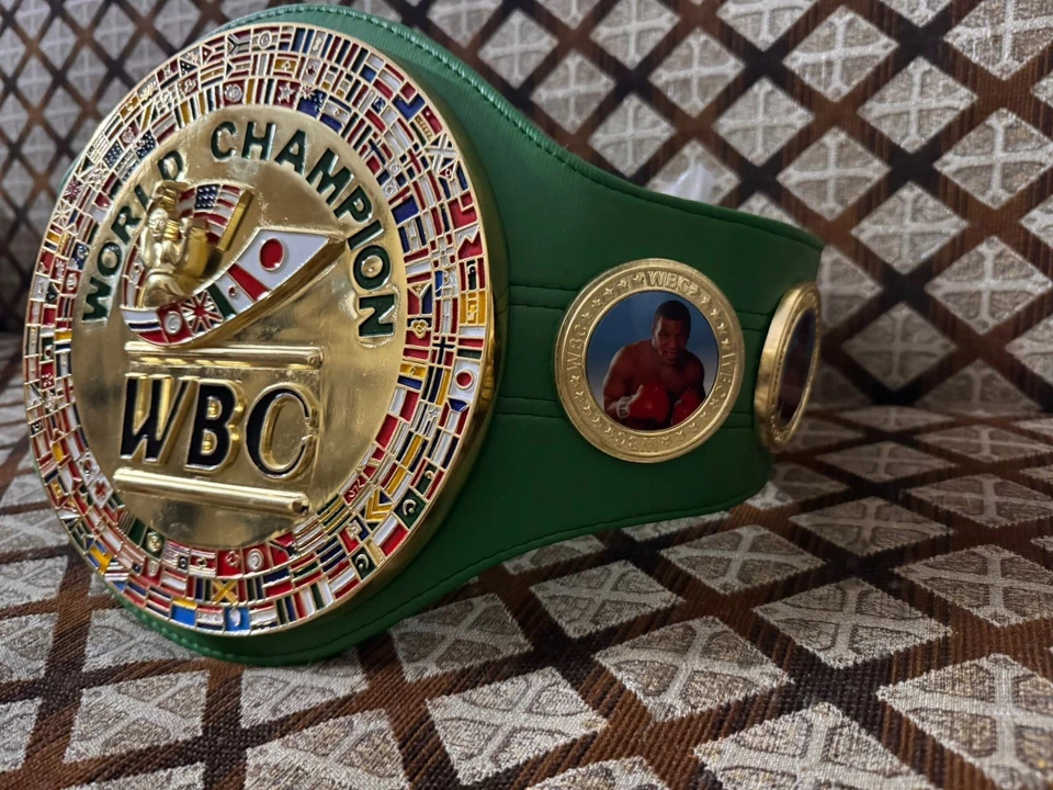 Cinturón Campeonato Mundial de Boxeo CMB Consejo Mundial de Boxeo Tamaño Adulto Réplica 3D Foto 2 de 4