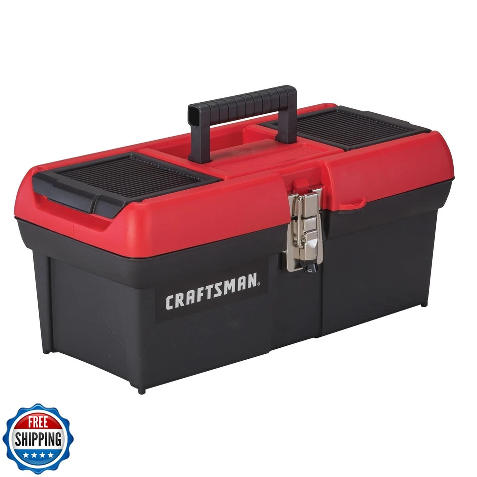 CRAFTSMAN Tool Box, Lockable, 16 in., Red/Black (CMST16901) - Image 2 of 4