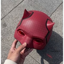 Daredevil Reborn Red Mask Helmet Cosplay Black Mask Gift Halloween Movie Props