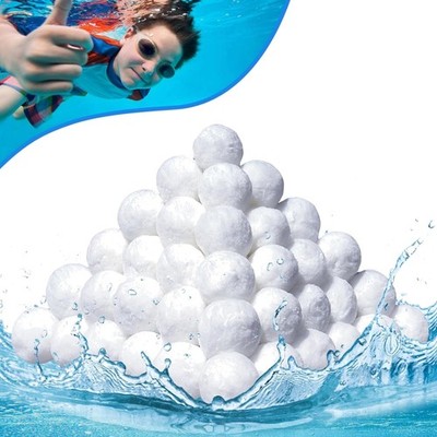 Filterbälle Pool, 700g, umweltfreundlich, wiederverwendbar, effiziente Poolre...